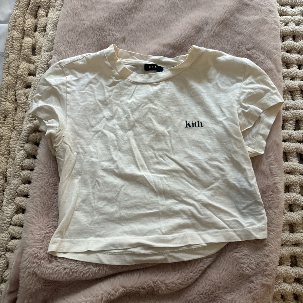 Kith cropped tee XS